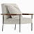 Cozy Sherpa Atticus Armchair 3D model small image 3
