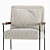 Cozy Sherpa Atticus Armchair 3D model small image 5