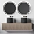 Elegant Bathroom Console: 1800mm x 400mm x 520mm 3D model small image 2