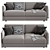 Ditre Italia FRANK: Modern Designer Sofa 3D model small image 3