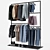 Sleek Store Hanger: Durable and Stylish 3D model small image 3