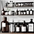 Modern Bathroom Set: 8-Piece Collection 3D model small image 1