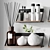 Modern Bathroom Set: 8-Piece Collection 3D model small image 2