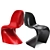 Vitra Panton Chair: Stylish and Versatile 3D model small image 2