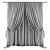 Elegant Polys Curtains Set 3D model small image 2