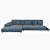 Feza: Stylish and Luxurious Corner Sofa 3D model small image 4