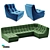 Eco York Divan: Premium Quality Furniture 3D model small image 1