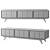 Modern TV Stand Zero - Sleek Design, Spacious Storage 3D model small image 2