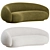 Modern Tacchini Julep 3-Seater Sofa 3D model small image 1