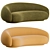 Modern Tacchini Julep 3-Seater Sofa 3D model small image 2