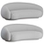 Modern Tacchini Julep 3-Seater Sofa 3D model small image 3