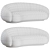 Modern Tacchini Julep 3-Seater Sofa 3D model small image 4