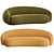 Modern Tacchini Julep 3-Seater Sofa 3D model small image 5