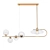 Elegant Brass Lotus Leaf Lamp 3D model small image 1