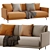 Italian Designer Ditre Italia Krisby Sofa 3D model small image 3