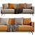 Italian Designer Ditre Italia Krisby Sofa 3D model small image 5