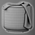 Sinclair Round Ottoman: Whistler Elegance 3D model small image 4