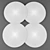 Modern Round Rugs Collection 3D model small image 4