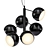  Nordic Rondo Pendant Light 3D model small image 1