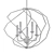Elk Lighting Iredell 5-Light Chandelier 3D model small image 2