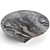 Elegant Marble Coffee Table Set 3D model small image 5