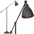 Modern Copper Floor Lamp 3D model small image 4