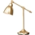 Vintage Copper Barometer Lamp 3D model small image 2