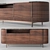 Sleek Gallotti & Radice KUMI Credenza 3D model small image 1