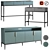 Modern Metropolitan Console Set 3D model small image 1