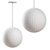 Elegant Luna Pendant Light 3D model small image 3