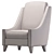 Modern Armchair: 3Ds Max 2014, Corona 2, Lowpoly 3D model small image 6