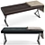 Stylish Pathos Bench/Ottoman 3D model small image 1
