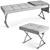 Stylish Pathos Bench/Ottoman 3D model small image 5