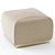 Elegant Gold Pouf: Laskasas Mike 3D model small image 6