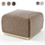 Elegant Gold Pouf: Laskasas Mike 3D model small image 8