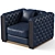 Elegant Jean Armchair: Stylish Comfort 3D model small image 2