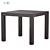 Modern Minimalist Lack Side Table 3D model small image 4