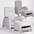 Balance-2 Glider Chair: Comfortable and Stylish 3D model small image 3