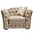 Cozy Comfort: Simpatico Armchair 3D model small image 2