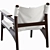 Norm Architects Kinuta White LC02: Minimalist Elegance 3D model small image 4
