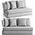 Amoenus Soft Chaise Longue: Luxurious Comfort 3D model small image 4