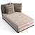 Amoenus Soft Chaise Longue: Luxurious Comfort 3D model small image 5