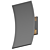 Sonneman Curved Shield Wall Sconce 3D model small image 2