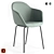  Elegant Dining Armchair: Halva 3D model small image 5