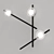 MIKADO Wall Lamp Collection: Sleek and Stylish 3D model small image 3