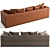 B&B Italia Otium Soft 288cm: Luxurious Comfort 3D model small image 4