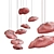 Elegant Bocci Pendant Lights 3D model small image 2
