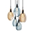 ESTIN Pendant Light, Brown/Blue 3D model small image 1