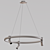 Modern Hanging Lamps: Black & White, 80cm | Aliexpress 3D model small image 5