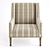 Sophisticated Tan Geometric Accent Chair 3D model small image 2